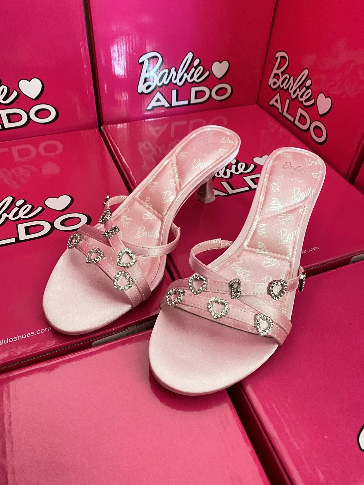 BARBIE X ALDO Barbiemule Low Heel~Medium Pink~5~6~6.5~7~7.5~8~8.5~9~10~11 | eBay US