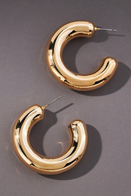 Large Bubble Hoop Earrings | Anthropologie (US)