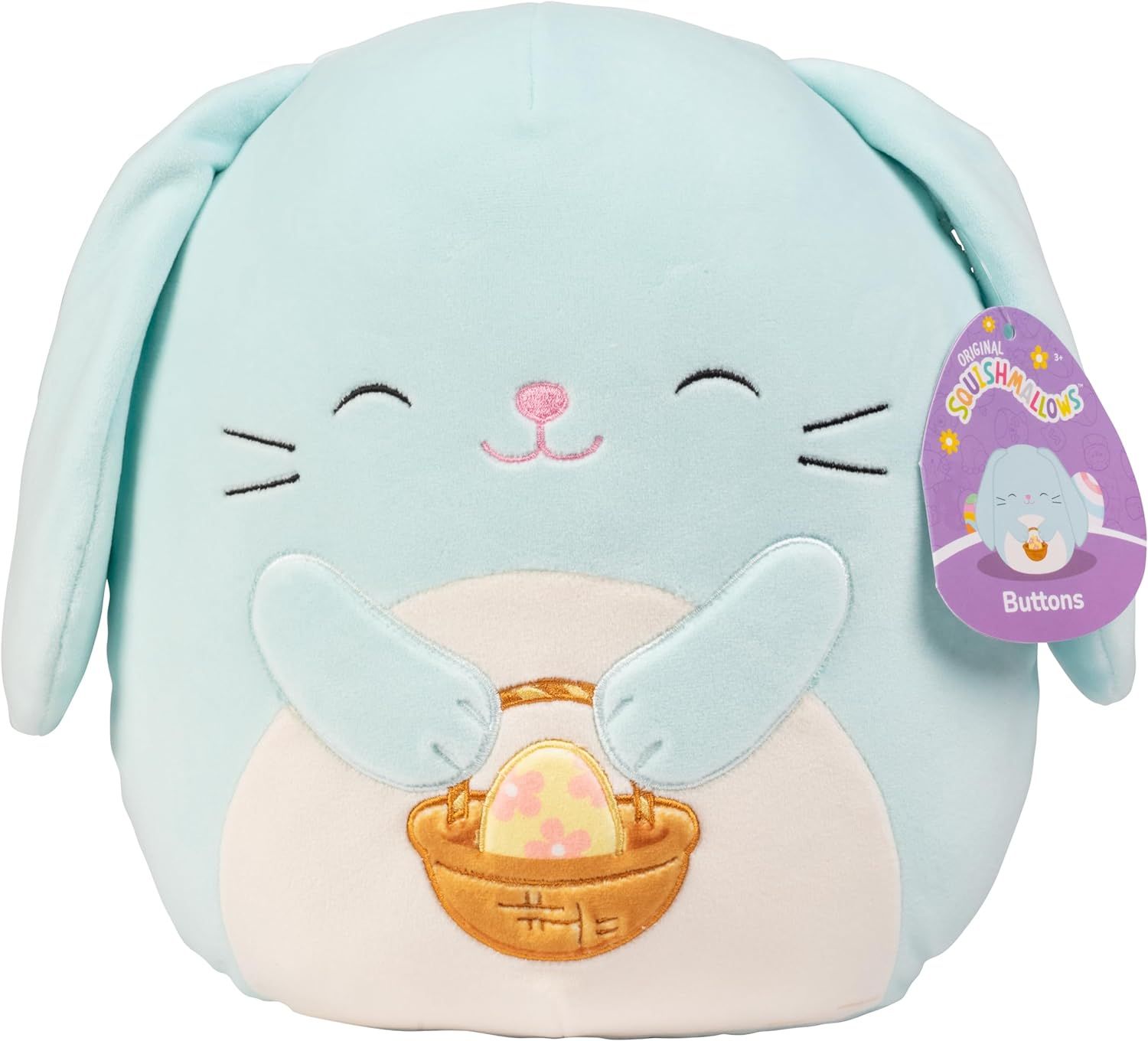 Squishmallows 10" Buttons The Blue Bunny Easter Plush - Official Kellytoy - Collectible Cute Soft... | Amazon (US)