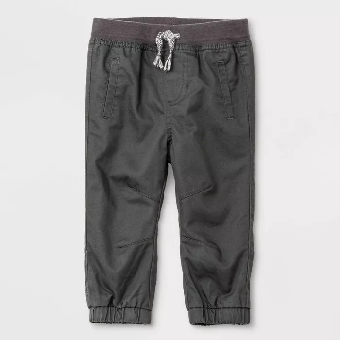 Baby Boys' Woven Pull-On Pants - Cat & Jack™ Gray | Target