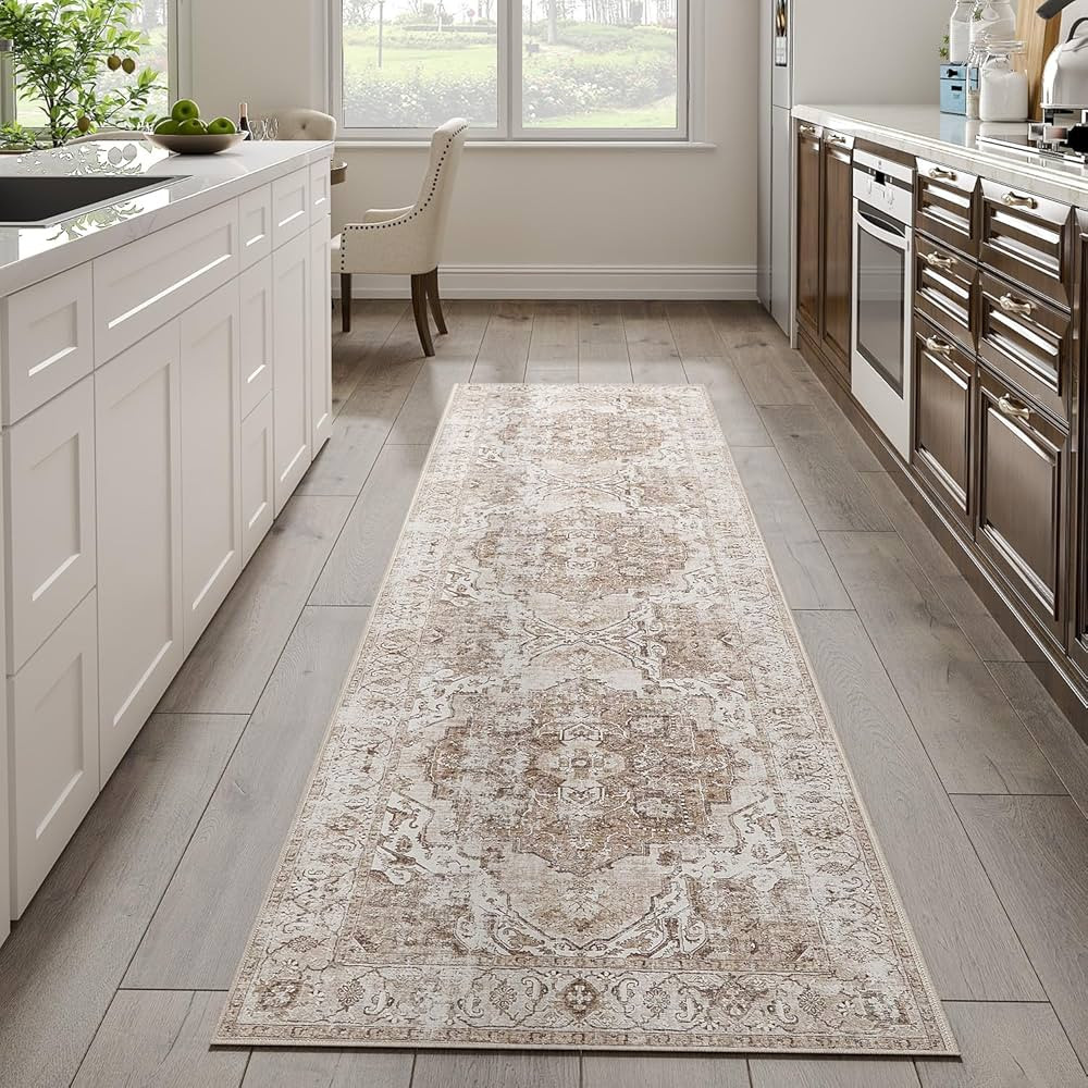 jinchan Runner Rug 2x5 Washable Rug Hallway Rug Vintage Rug Traditional Area Rug for Kitchen Floo... | Amazon (US)