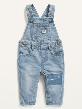 Unisex Knee-Patch Jean Overalls for Baby | Old Navy (US)