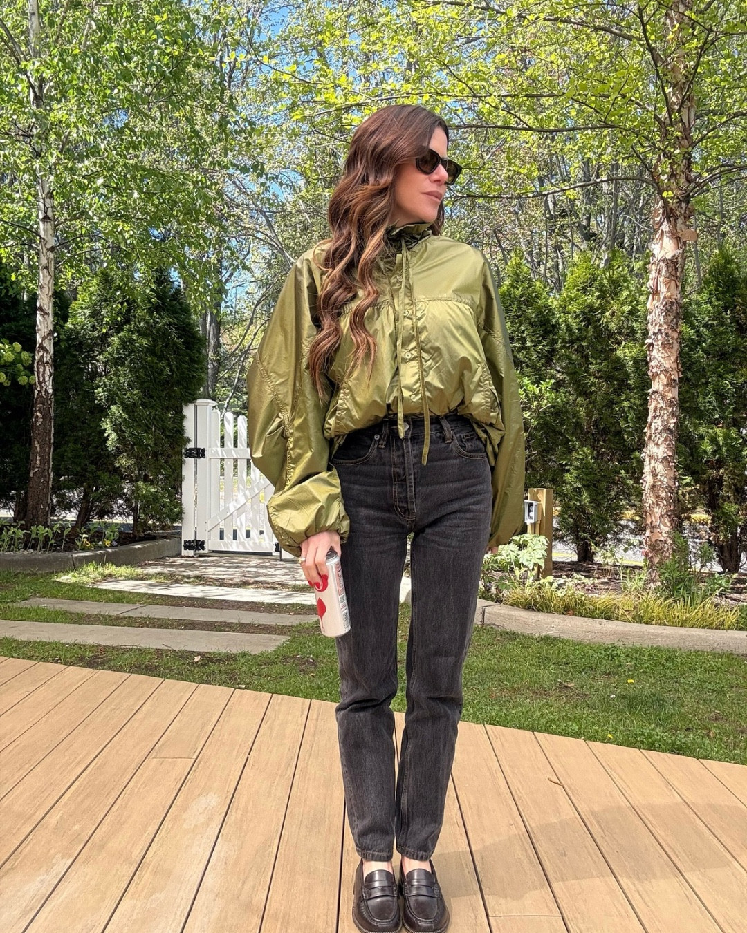 The jacket is the outfit.
