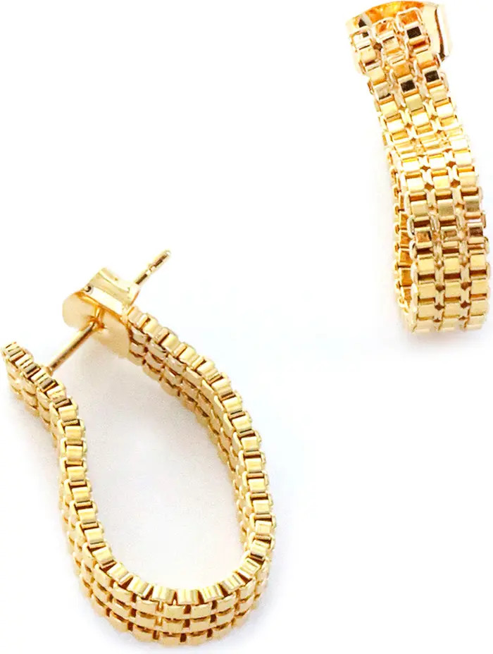 Panacea Box Chain Front Back Drop Earrings | Nordstromrack | Nordstrom Rack