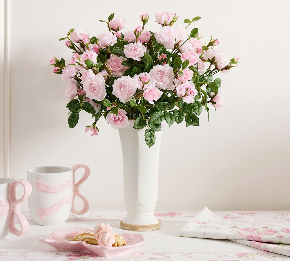 LoveShackFancy Faux Rose Bundle | Pottery Barn (US)