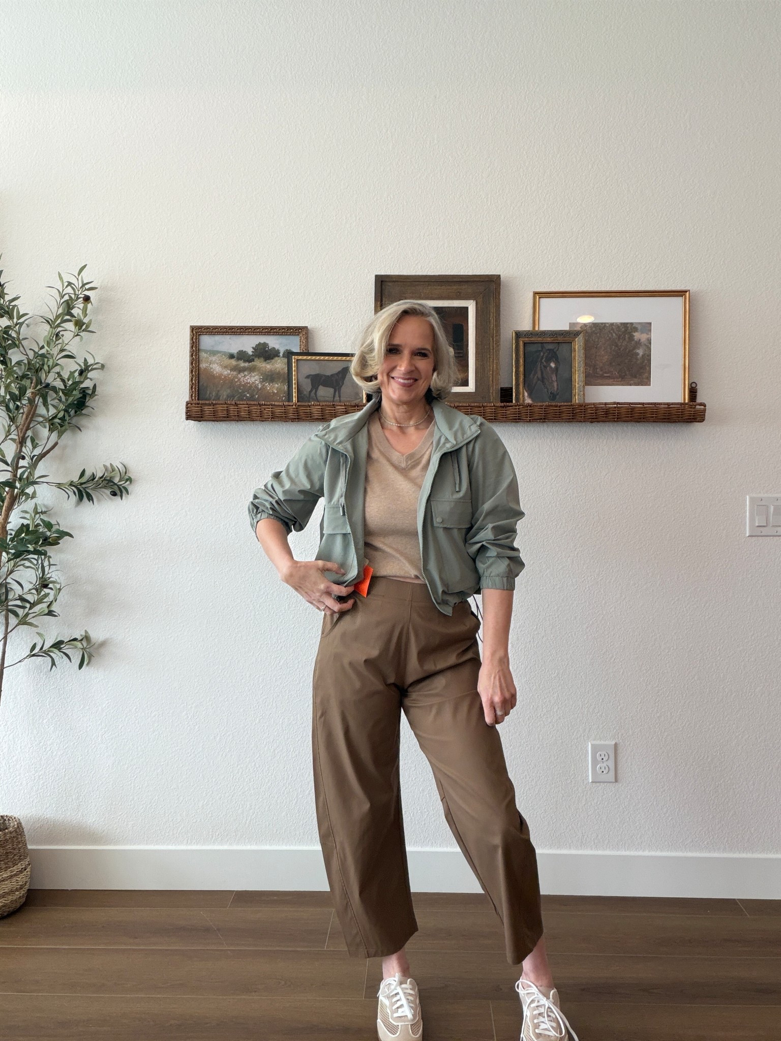 Applying the rule of thirds makes your outfit proportional and visually elongates. 

Midlife style tips, midlife fashion, over 50, barrel pants, crop jacket, Amazon, Walmart sneaker slide 

#LTKOver40 #LTKootd #LTKTall