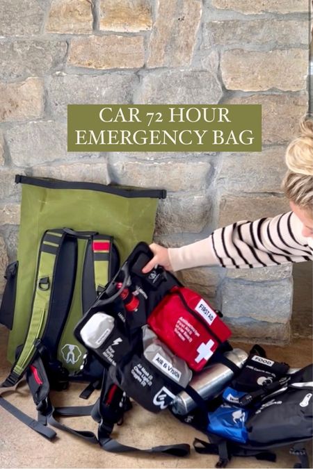 Emergency supply backpack
