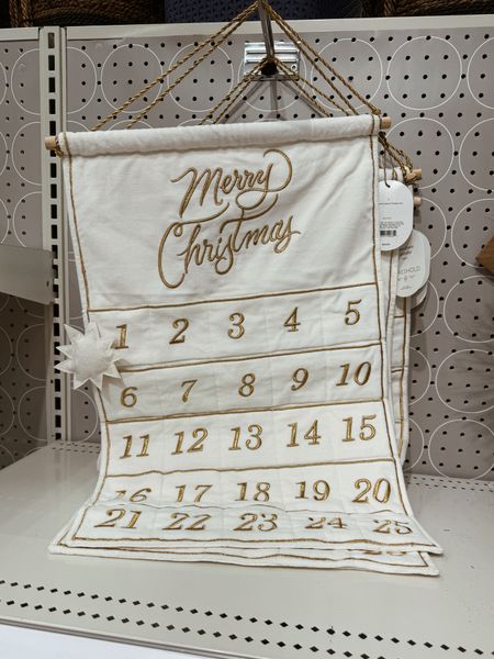 Cute advent Christmas countdown calendar at target! Only $20, it’s very similar to one that I purchased a few years ago. Just hang on your wall or hang on a hook or peg rail. 


#LTKHoliday #LTKhome #LTKfindsunder50