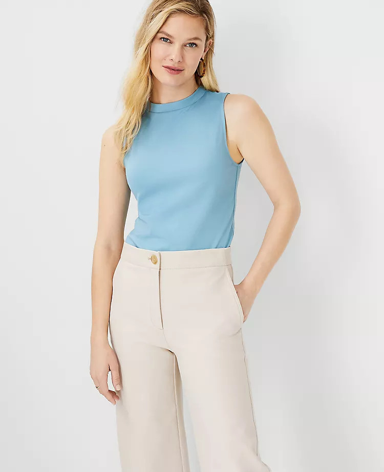 Mock Neck Shell | Ann Taylor (US)