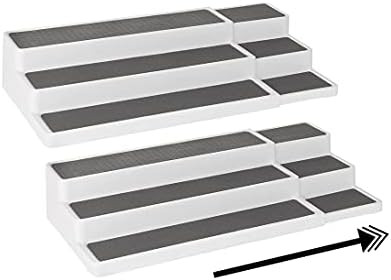 Homeries Expandable 3-Tier Spice Rack Modern Design Waterproof and Non Skid Shelf Kitchen Organiz... | Amazon (US)