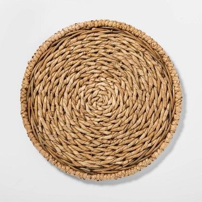 13" Seagrass Decorative Charger Beige - Threshold™ | Target