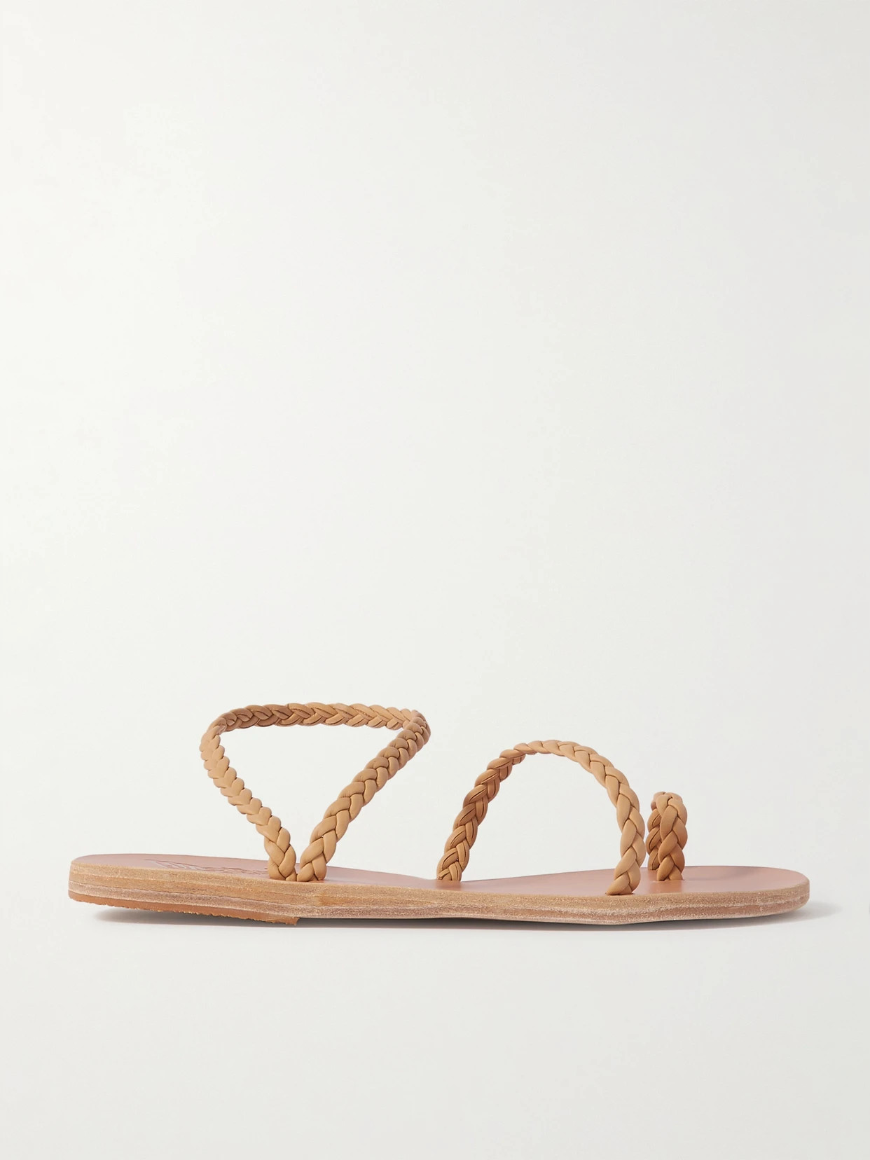 Ancient Greek Sandals - Eleftheria Braided Leather Sandals - Neutrals | NET-A-PORTER (US)
