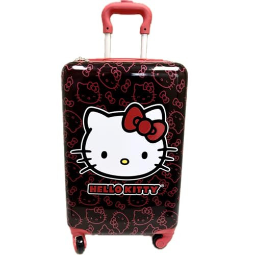 Fast Forward 20 inches Hello Kitty Suitacse For Kids - Hard Sided Tween Spinner Travel Trolley kids Suitcase For Girls With Wheels | Amazon (US)