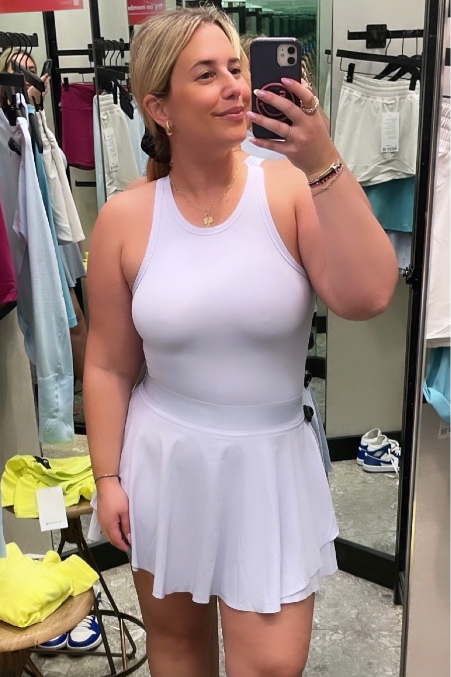 Cutest tennis skirt and matching top from Lululemon — daily edit cover from Found by Em