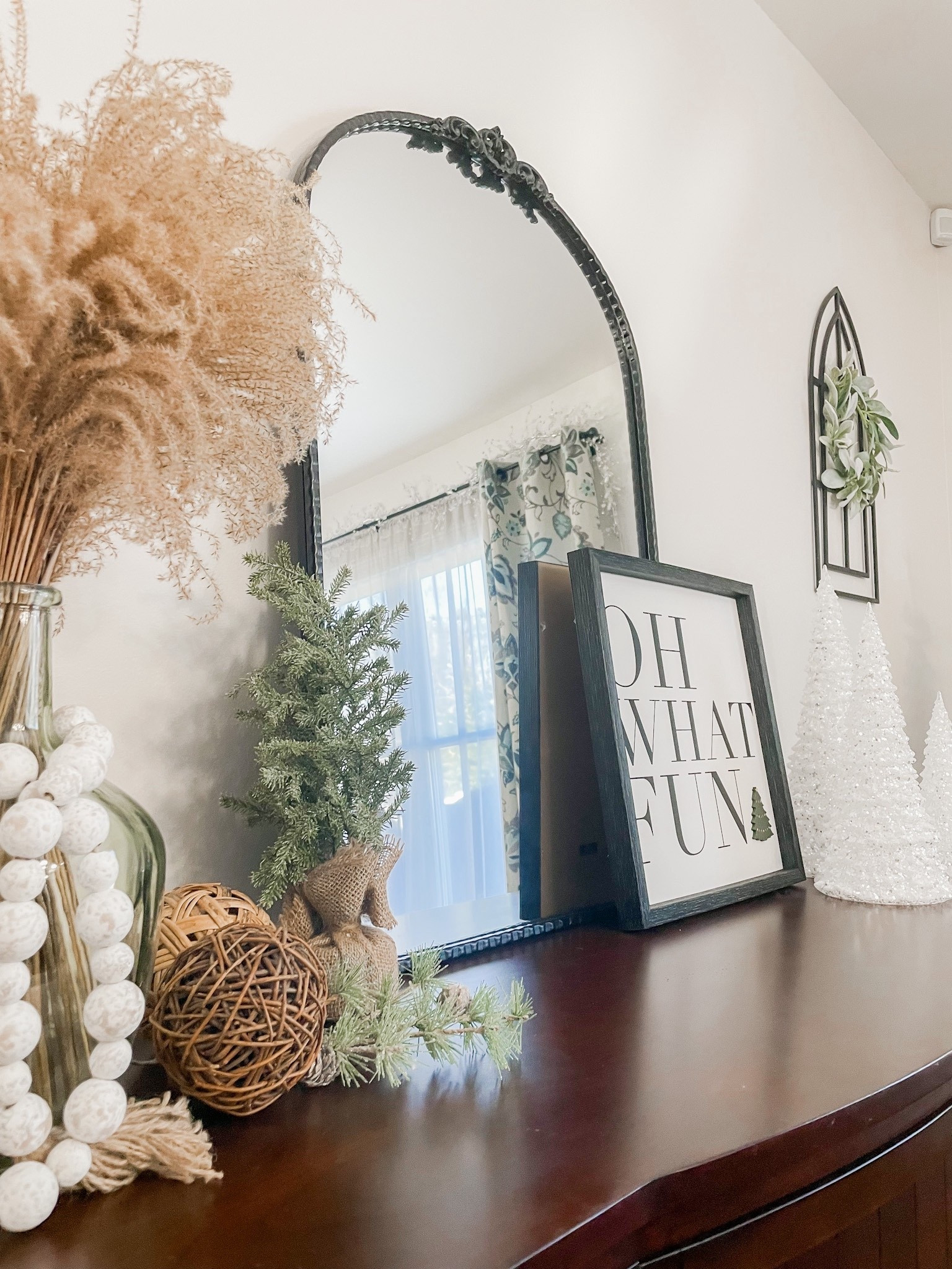 Neutral holiday decor! My mirror is on sale!

#LTKHome #LTKSaleAlert #LTKHoliday