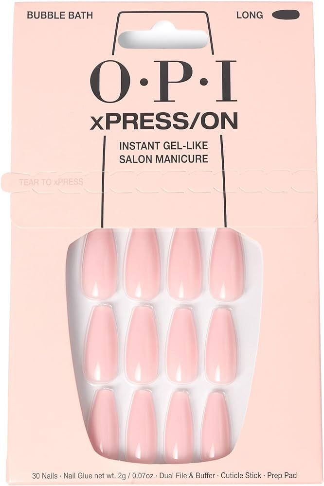 OPI xPress/On Press On Nails, Up to 14 Days of Wear, Gel-Like Salon Manicure, Vegan, Sustainable ... | Amazon (US)