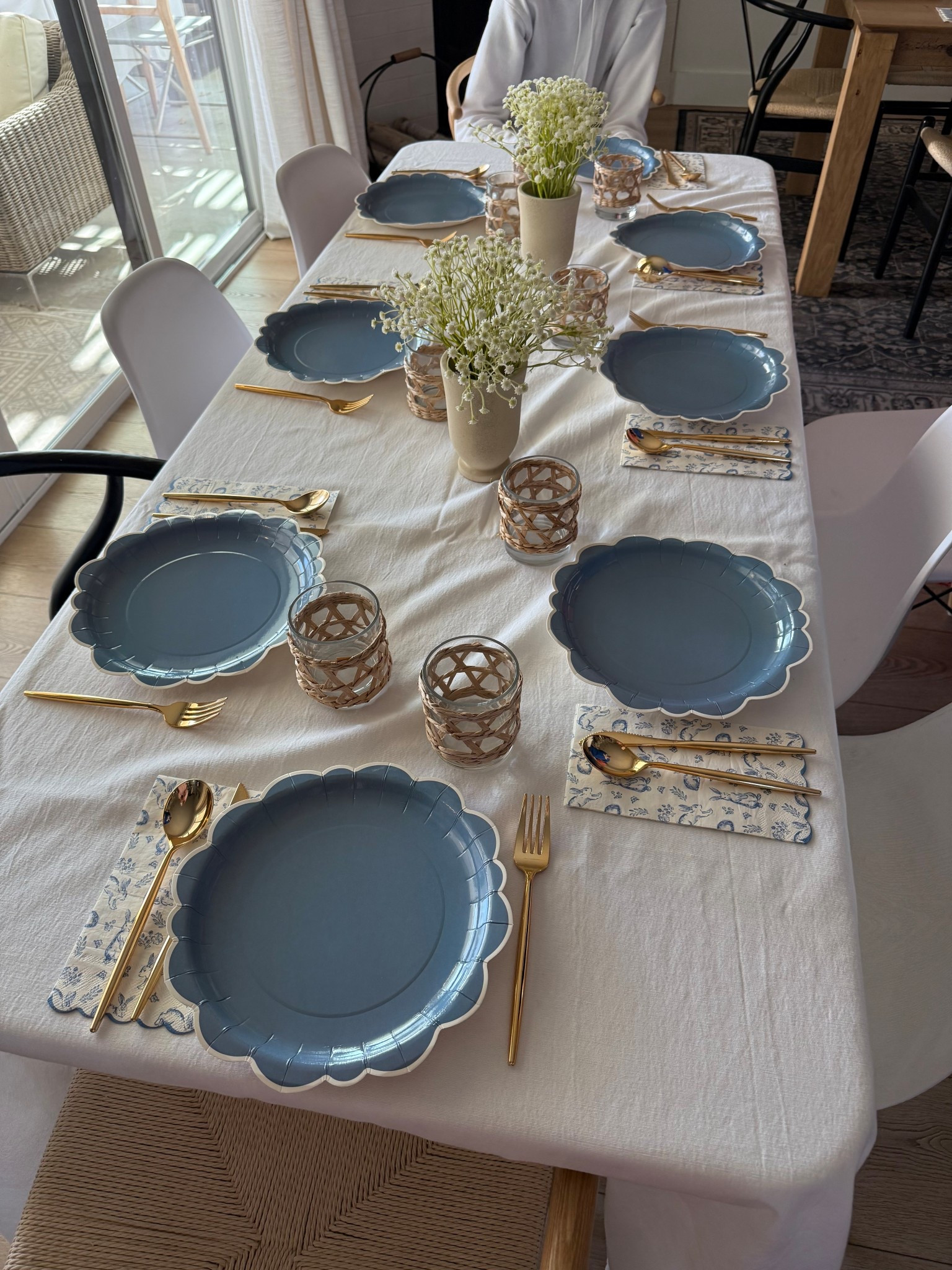 Easter tablescape! Linking similar items so you can get the look 🤍🐰

#LTKStyleTip #LTKSeasonal #LTKHome