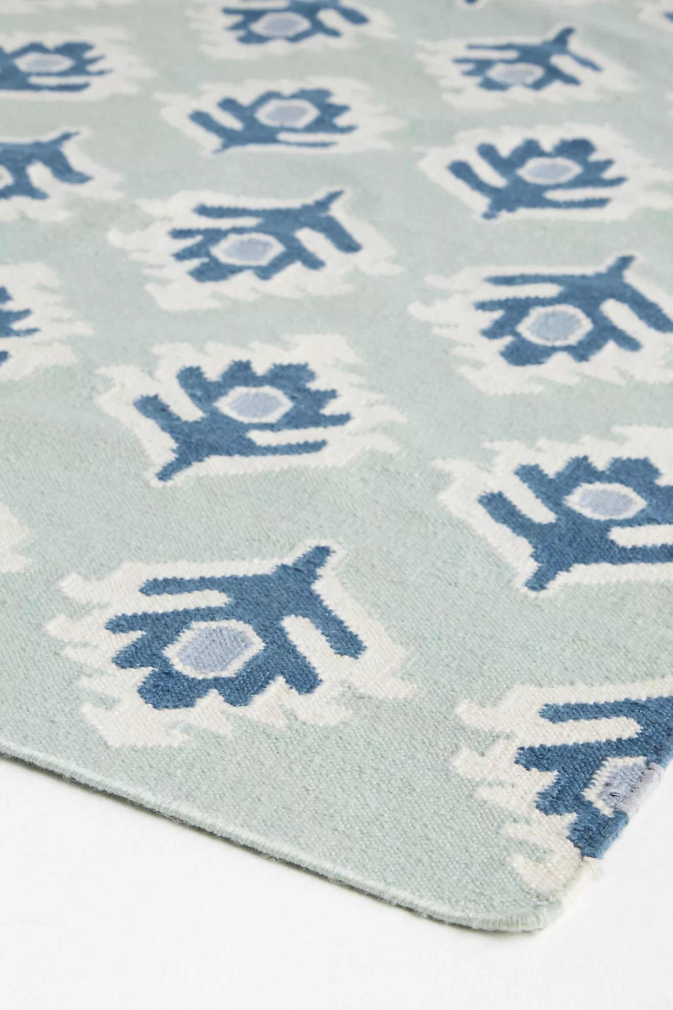 Flatwoven Indoor/Outdoor Floral Rug | Anthropologie (US)