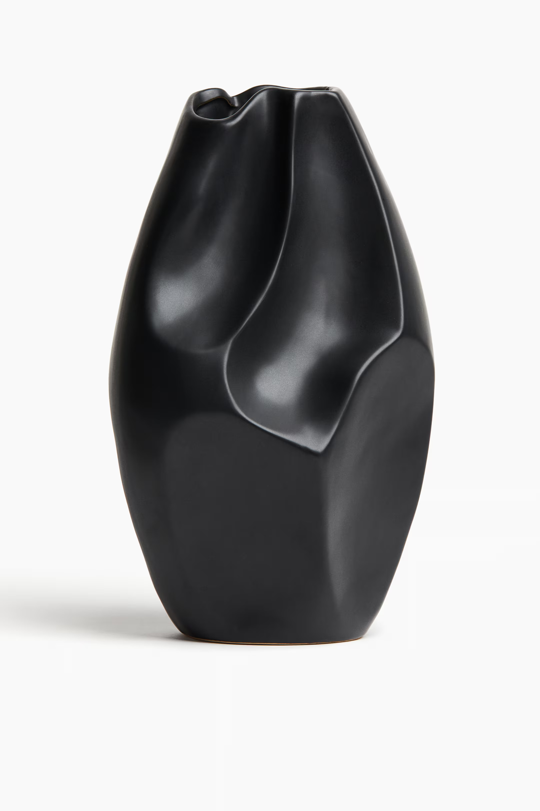 Tall Stoneware Vase - Black - Home All | H&M US | H&M (US + CA)