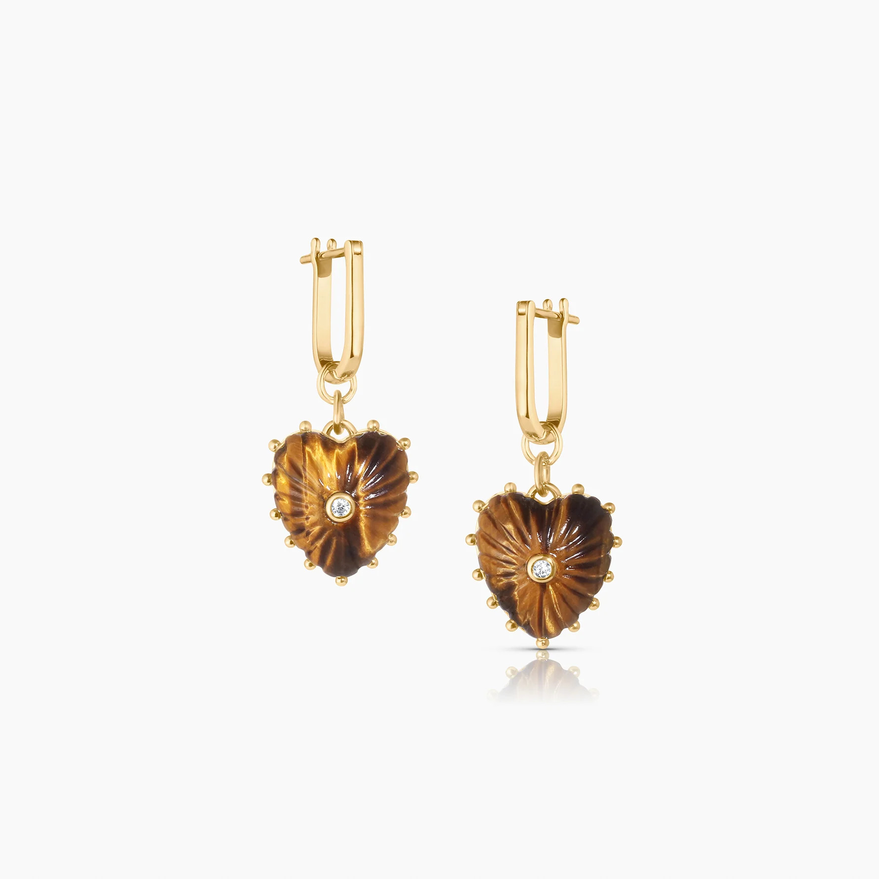 Isabel Tiger’s Eye Earrings | Thatch