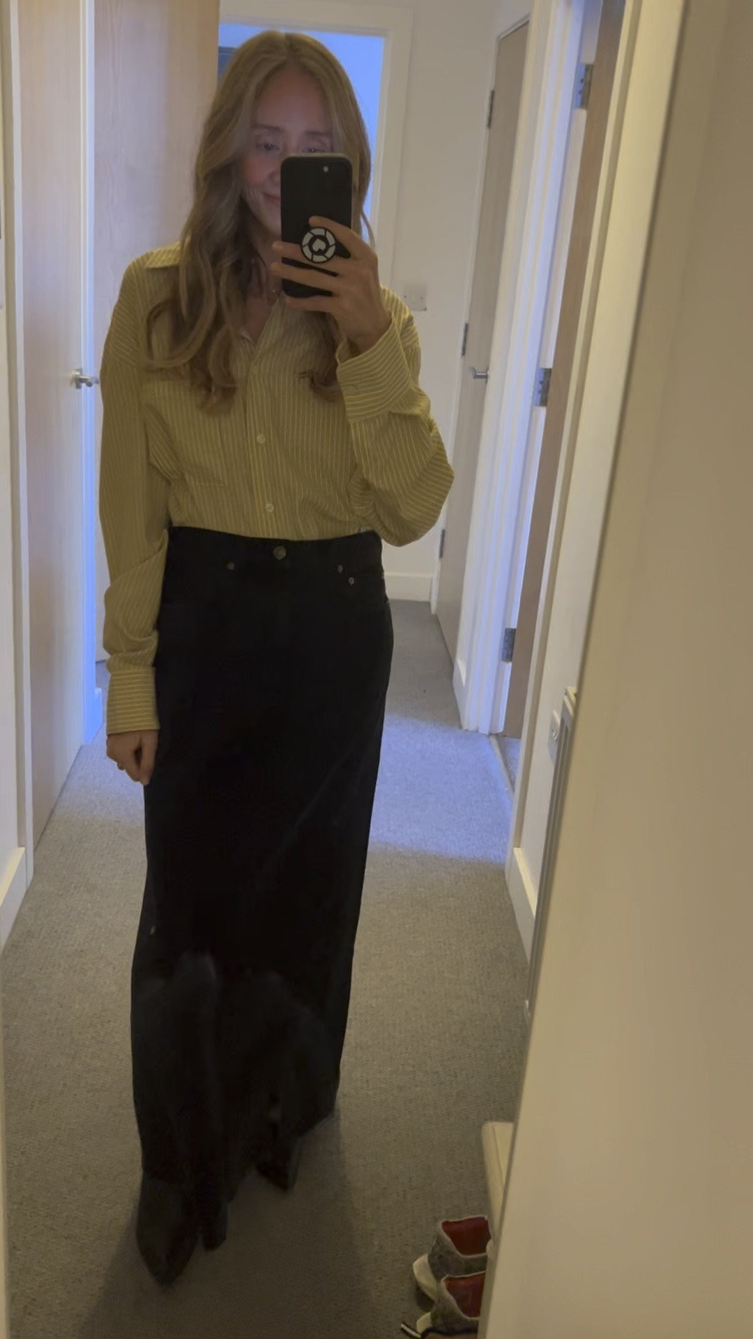 Spring dress up!! 

Frankie Shop, denim maxi, yellow shirt, black boots 

#LTKeurope #LTKstyletip #LTKSeasonal