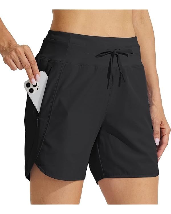Willit Women's 5" Athletic Running Shorts Quick Dry Workout Hiking Shorts High Waisted Active Sho... | Amazon (US)