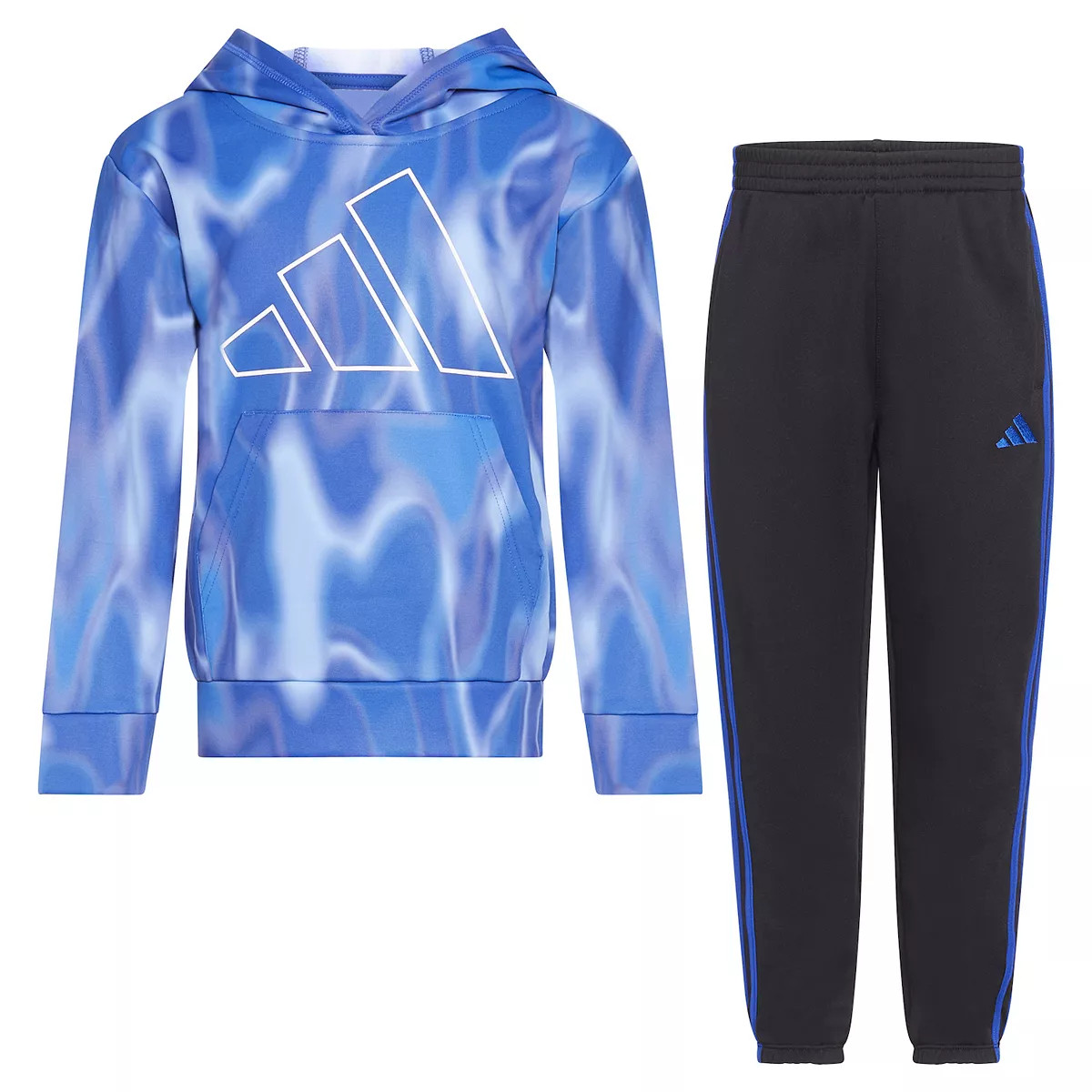 Boys 4-7 adidas AOP Pullover Fleece Hoodie & Pants Set | Kohl's