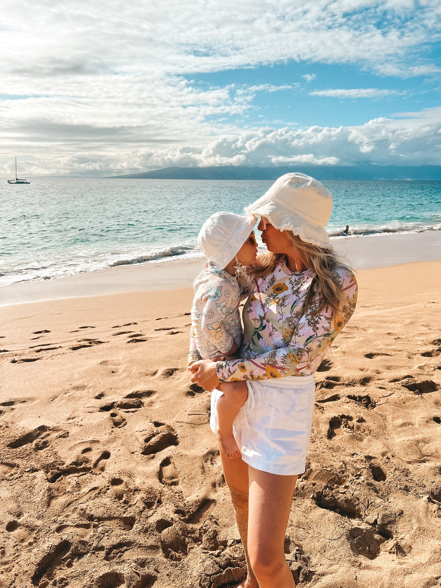 Maui days with Mercy. 

Got these shorts in Maui, got this suit for surfing last year & this is my second time buying this hat - love both! 

#LTKkids #LTKswim #LTKunder50