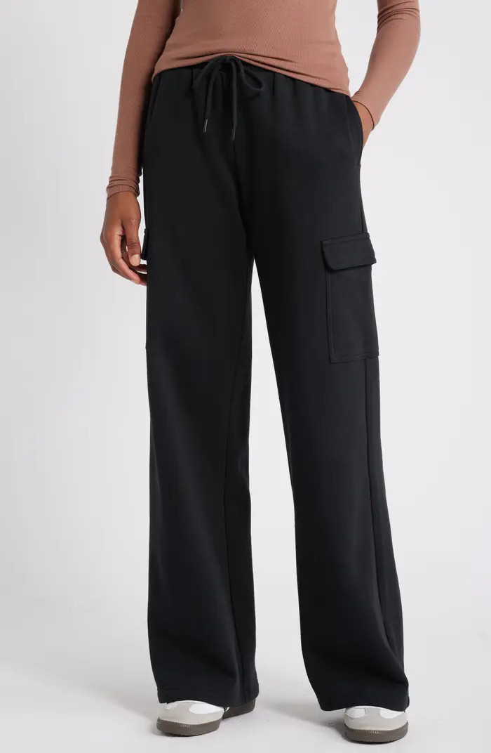 Baggy Wide Leg Cargo Sweatpants | Nordstrom