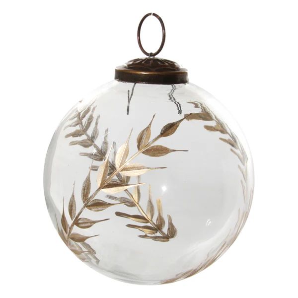 Glass Rye Leaf Ornament | Monika Hibbs Home