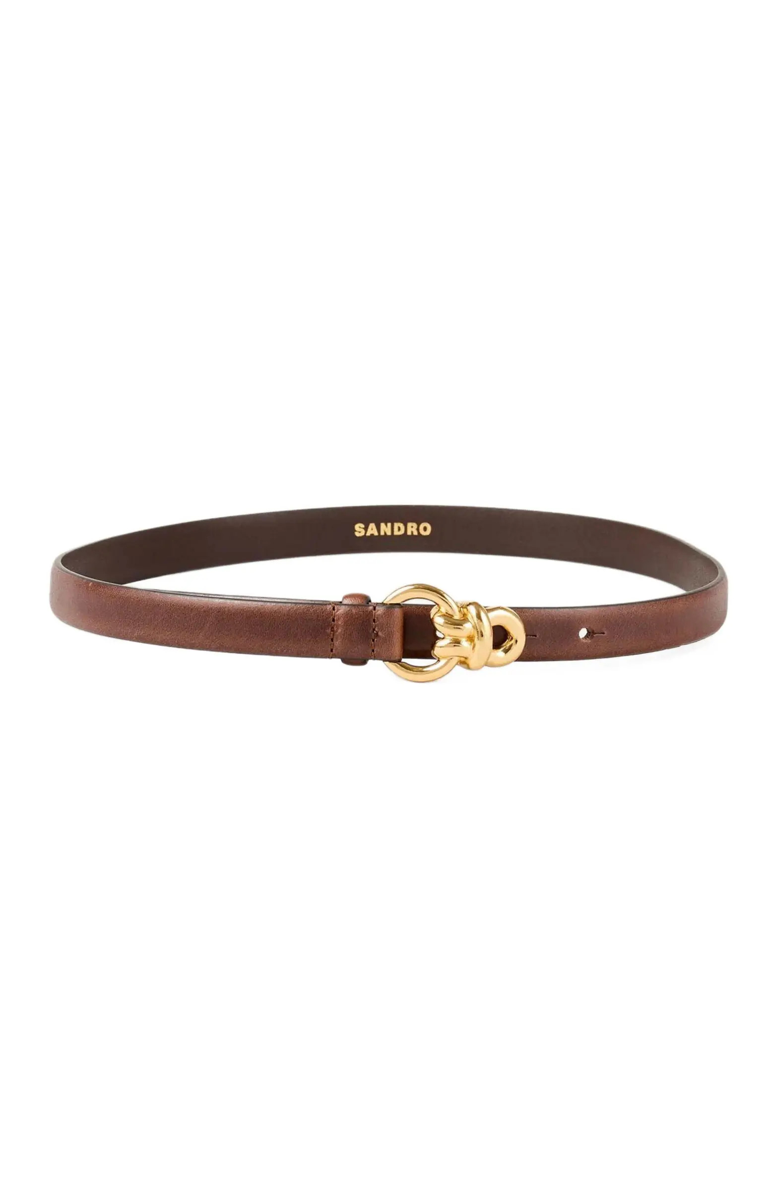 Slim leather belt | Nordstrom