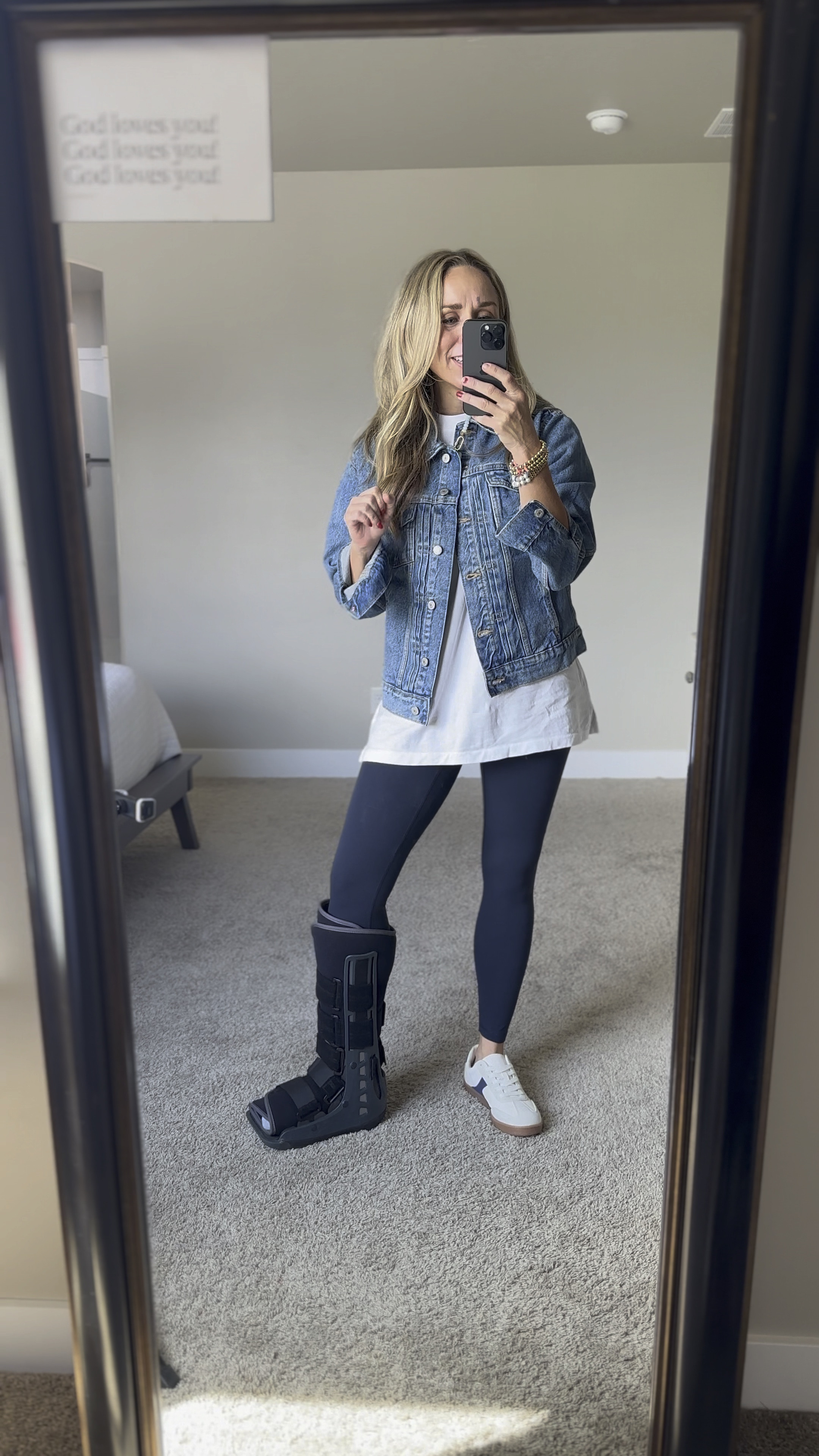 Another perfect fall outfit for moms over 30! 

I have a feeling I’m going to be wearing this oversized tee A LOT this fall.  It’s perfect for leggings.

This denim jacket is one of the best I’ve seen in a long time!

Everything is true to size! 

#LTKSeasonal #LTKFindsUnder50 #LTKStyleTip