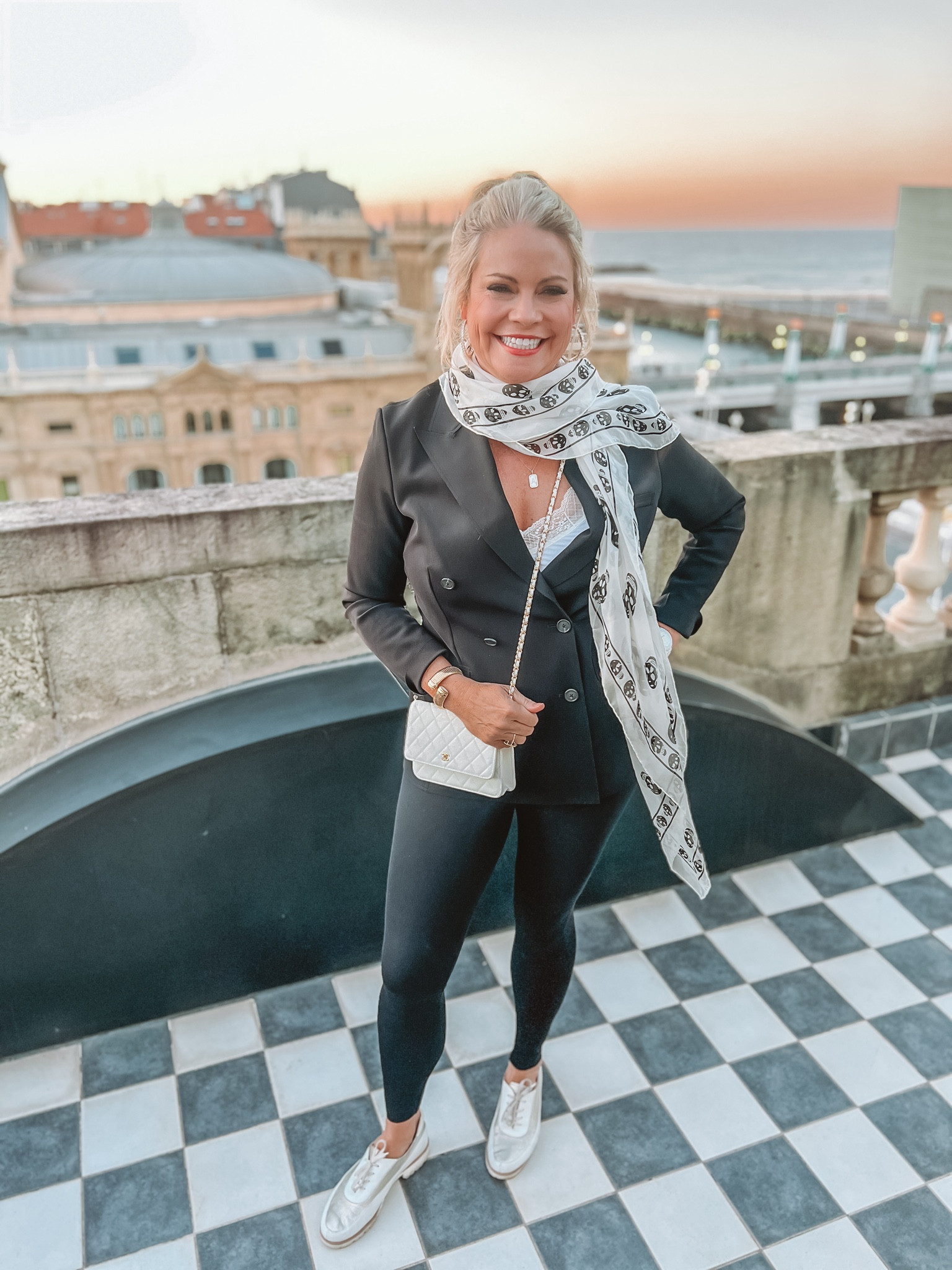Different ways I style a blazer! Alexander McQueen scarf, Louis Vuitton bandeau or showing off my Amazon travel jewelry!

#LTKtravel #LTKstyletip #LTKeurope