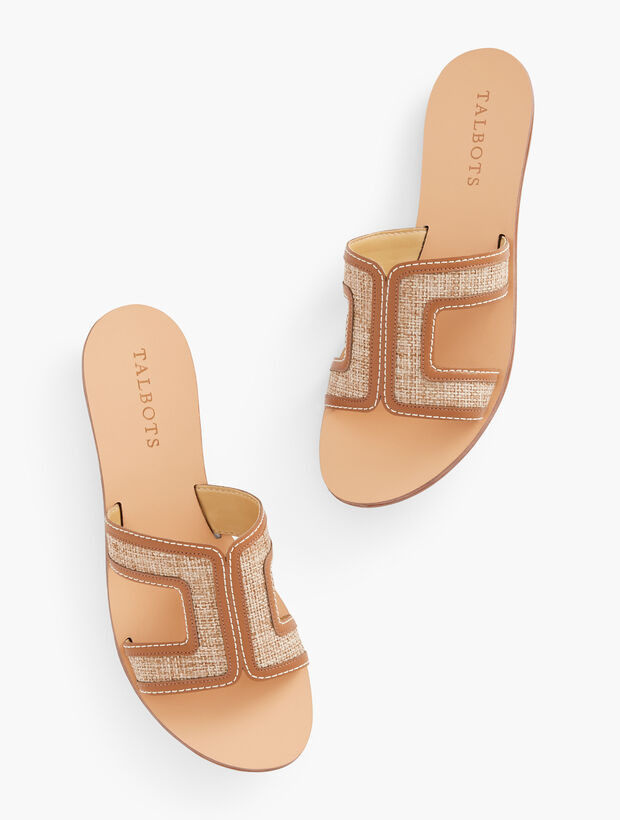 Hannah Slides - Linen | Talbots
