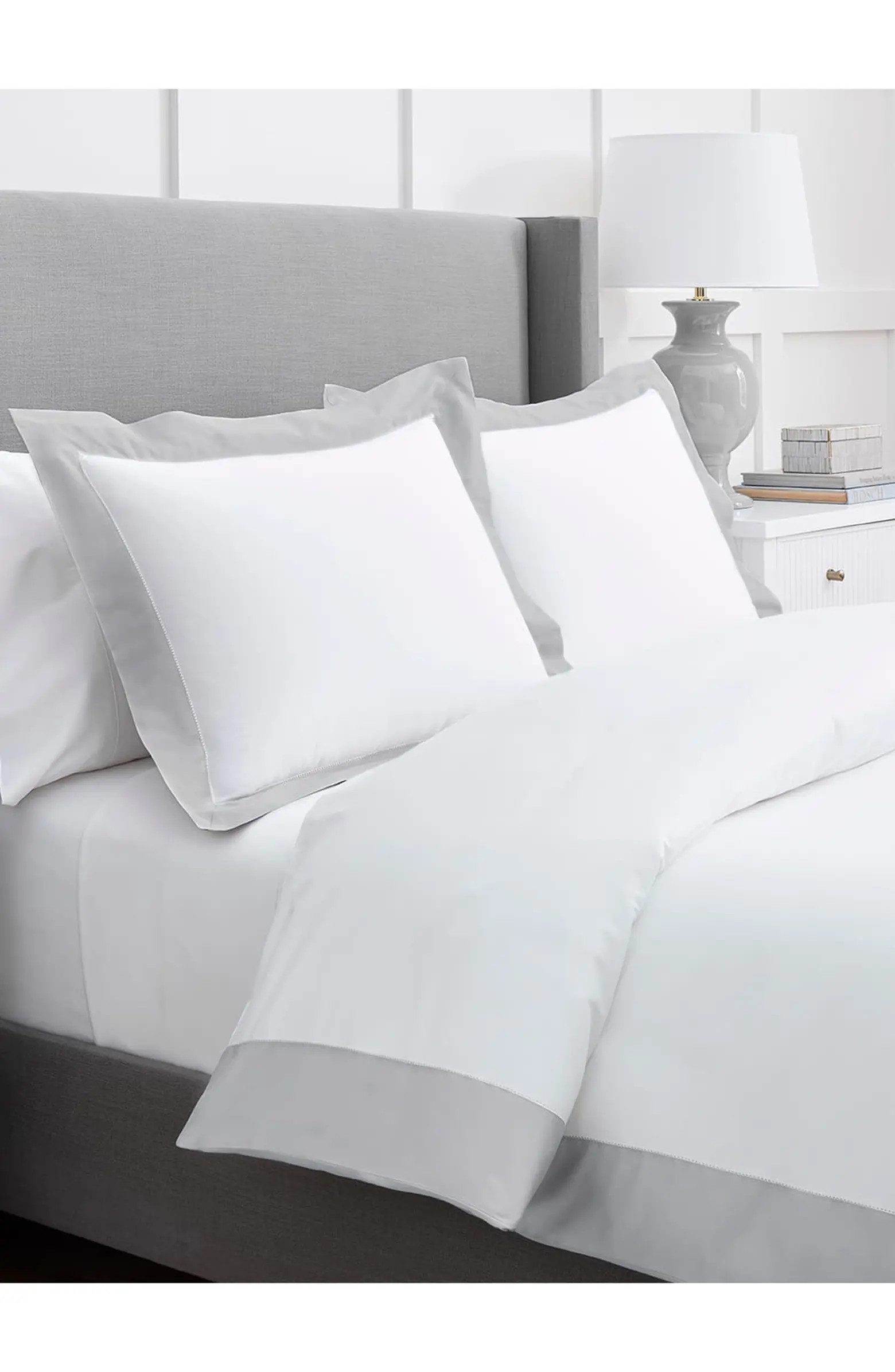 Signature Colorblock Organic Cotton Duvet Cover | Nordstrom