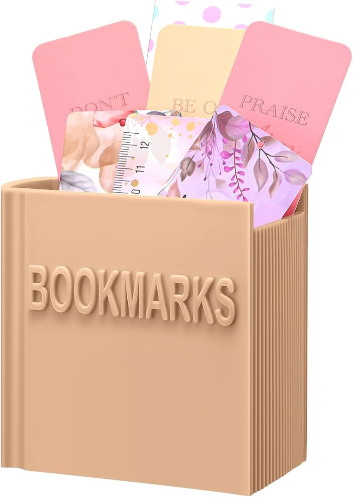Honeydak 3D Printed Book Shaped Bookmark Holder Book Lover Gift Bookish Accessory Office Desk Sup... | Amazon (US)