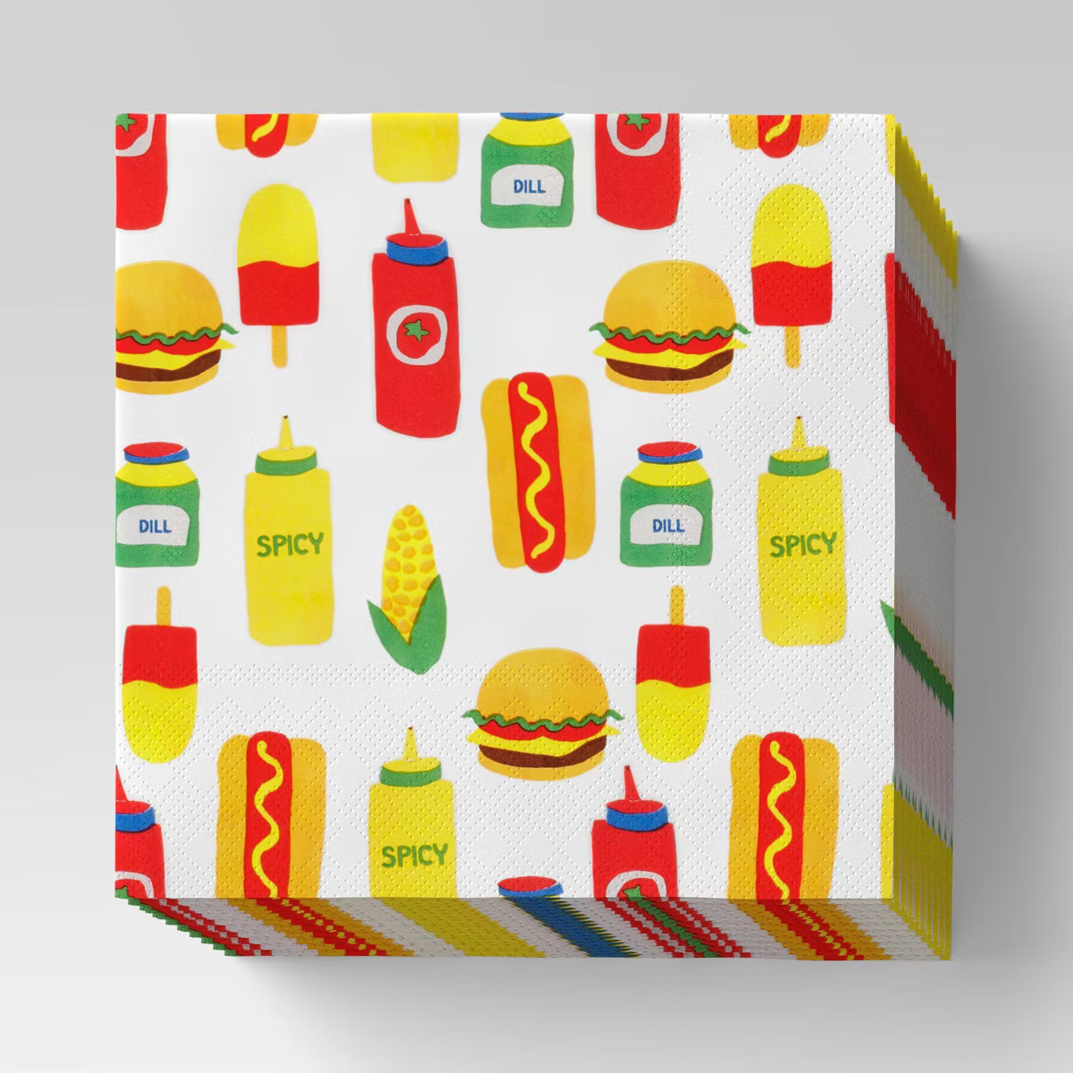 Condiment Print Square Napkins - Room Essentials™ | Target