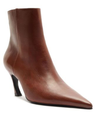 Schutz Women's Lexi Pointed Toe Dress Booties - Warm Toffee | Macy's