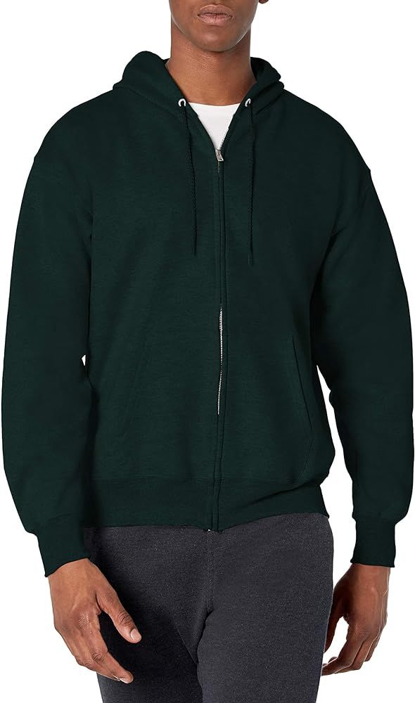 Hanes Men's Sweatshirts, Hanes Ultimate Men's Full-Zip Hoodie, Men's Zip-Up Jackets, Men's Hooded... | Amazon (US)