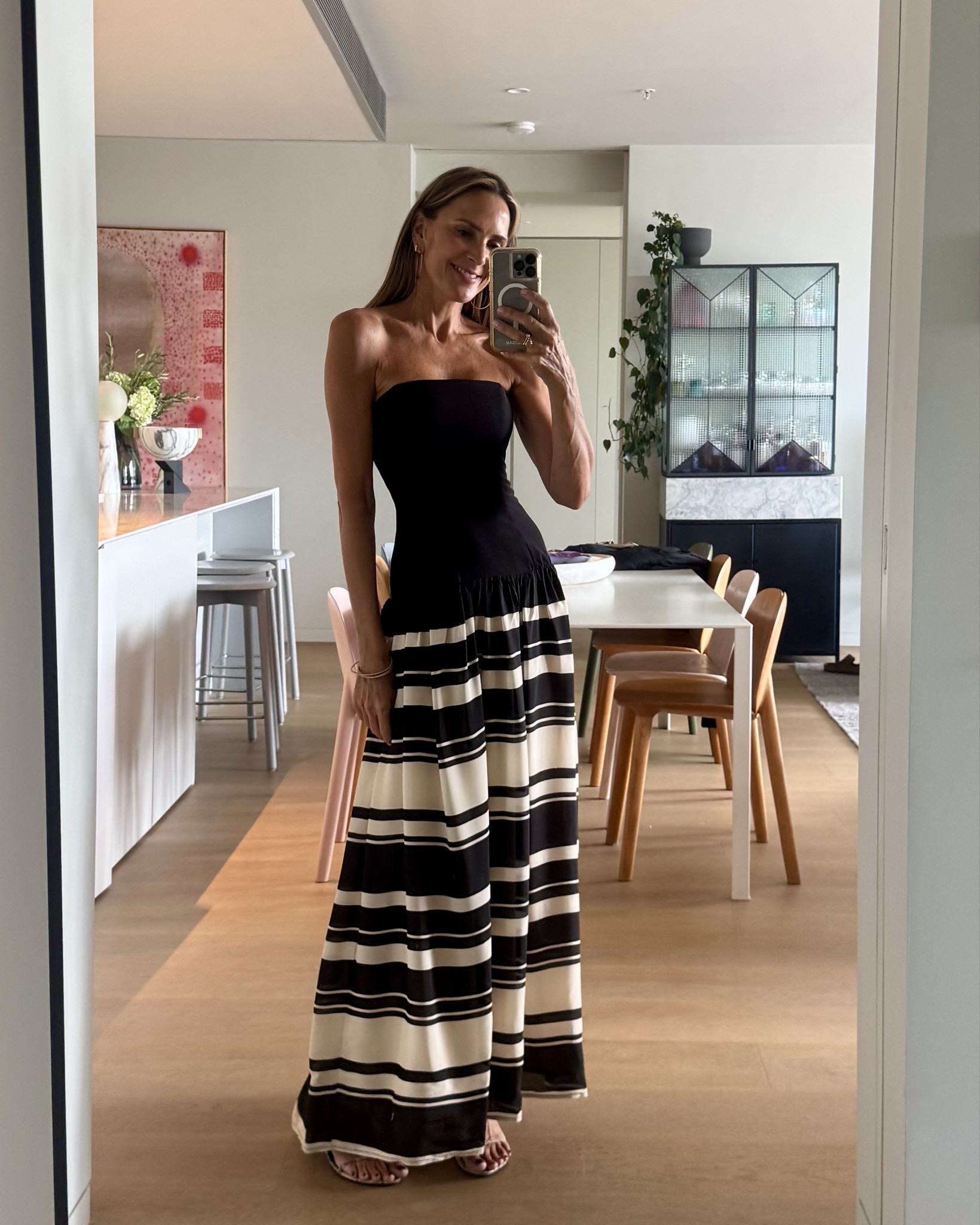 A beautiful cream and black maxi dress from Minima Esenciales 🖤 

#LTKdresses #LTKstyletip #LTKaustralia