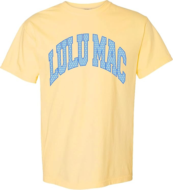 LULU MAC Polka Dot Comfort Colors T-Shirt - Adult | Amazon (US)