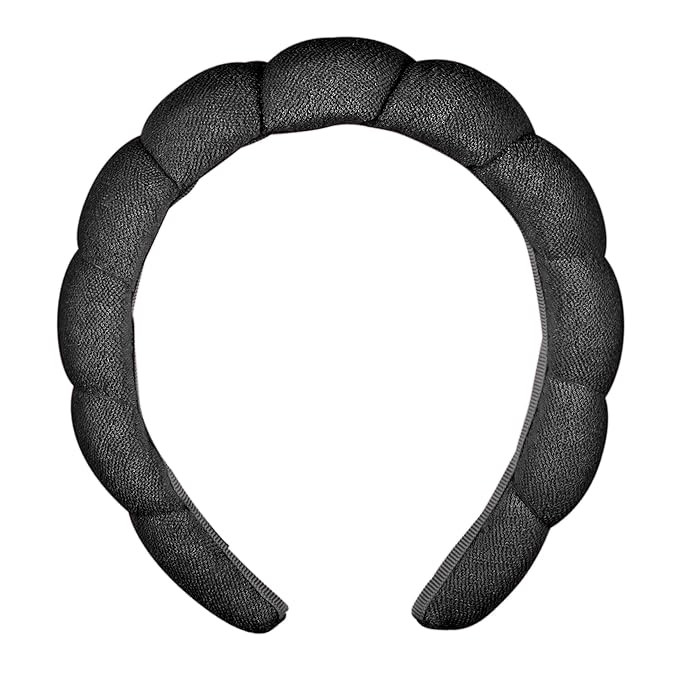 CONAIR Spa Headband - Black - Make up headband - Bubble headband - GRWM headband - Soft and absor... | Amazon (US)