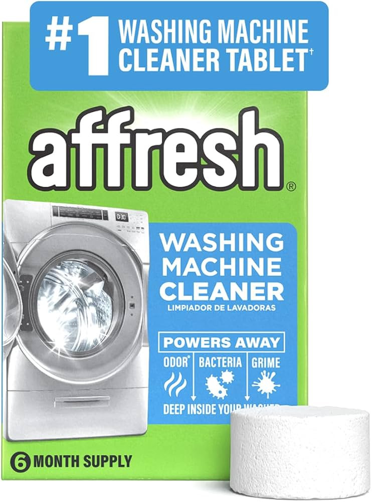 Affresh Washing Machine Cleaner, Helps Power Away Odor Causing Bacteria & Grime Deep Inside Pump,... | Amazon (US)