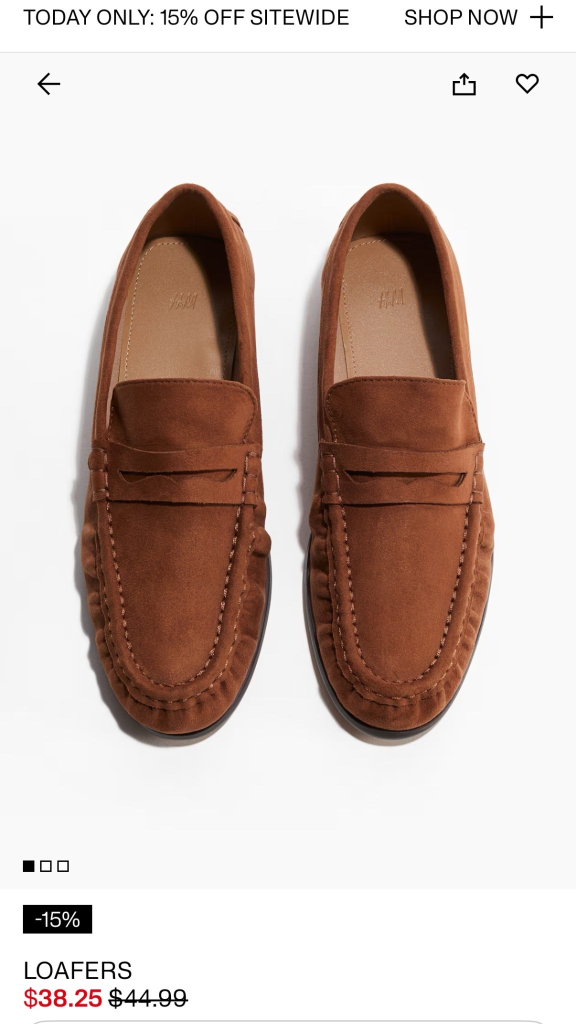 My H&M brown suede loafers are on sale rn! 😍 Perfect for fall transition outfits! I had to size down in these

#LTKShoeCrush #LTKSaleAlert #LTKFindsUnder50