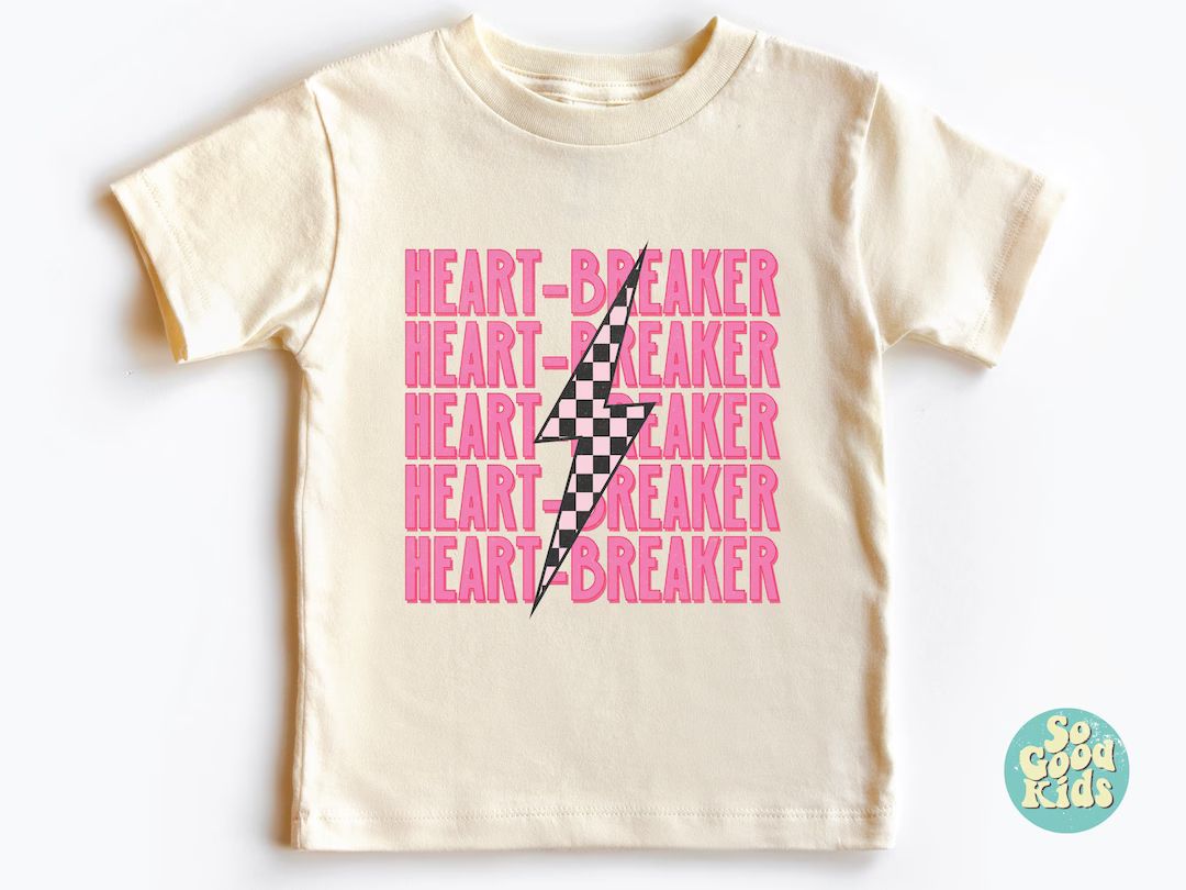 Heartbreaker Valentines Day Baby Shirt, Valentine Onesie, Little Heartbreaker Shirt, Toddler Shir... | Etsy (US)