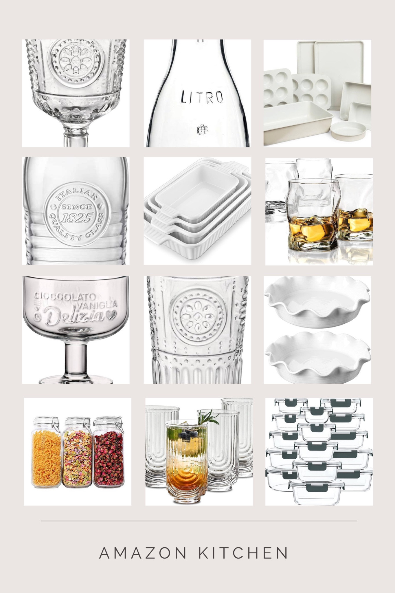 Classic and timeless is what I love in my kitchen, and most of these options from Amazon are all glass which I love since I’m trying to rid of all plastic in the kitchen. 

#LTKWedding #LTKFindsUnder50 #LTKHome
