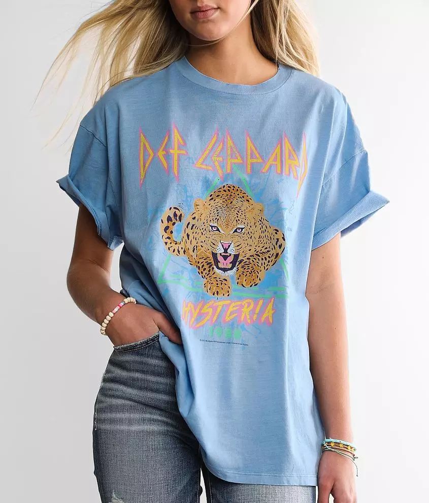 The Vinyl Icons Def Leppard Band T-Shirt | Buckle