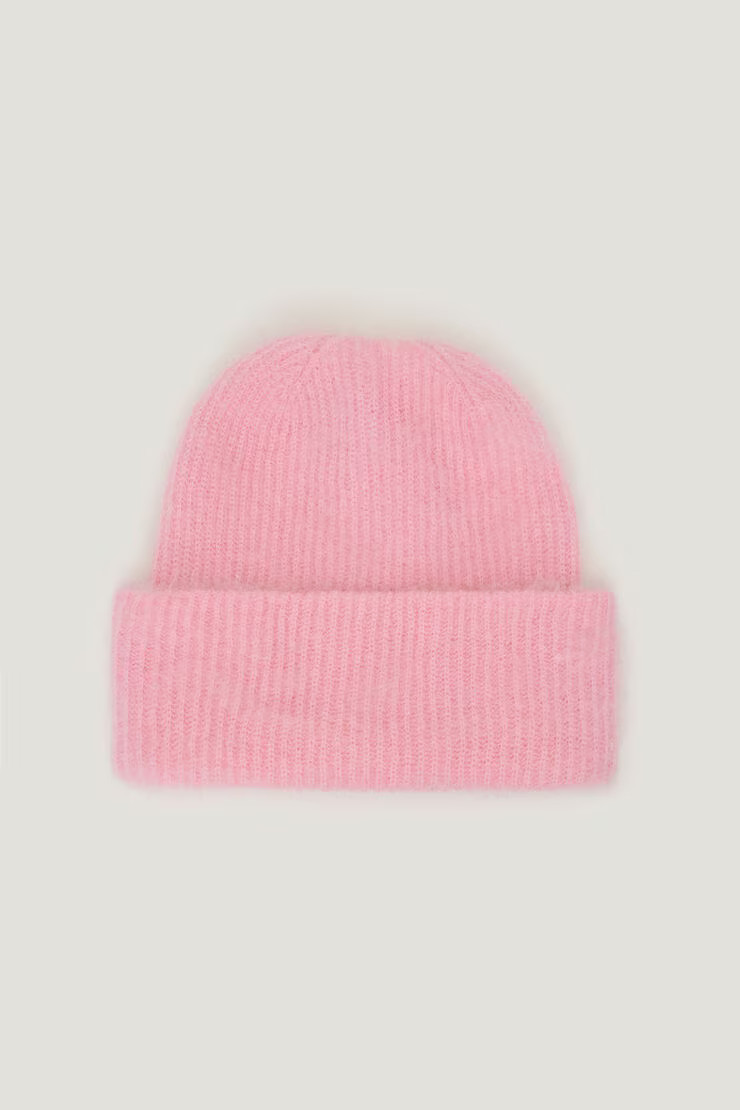 Premium Hairy Mohair Beanie | Dynamite Clothing