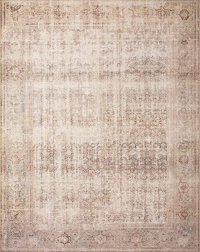 Amber Lewis x Loloi Georgie Collection GER-02 Ocean / Sand 8'4" x 11'6" Area Rug | Amazon (US)