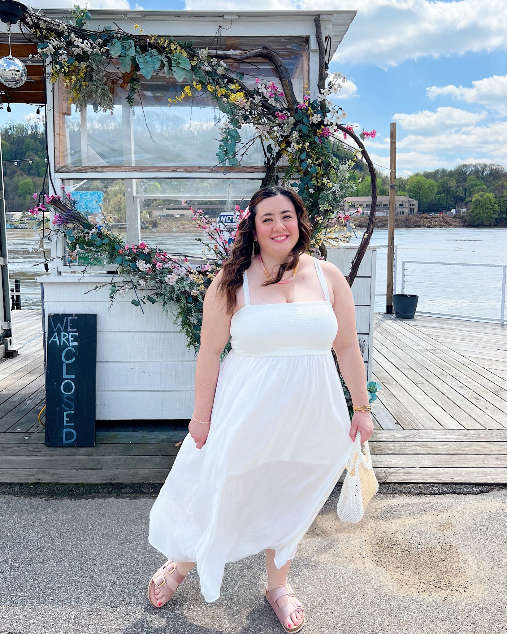 Can you believe I'm not wearing a bra with any of these outfits? This dress and these two tops all have a built-in brami (bra+cami) from @KlassyNetwork. The brami provides full coverage and support without any bra lines (and without any underwire 🙌)! Sizes range from XXS-3XL, with built in removable padding (for cup sizes from A-GG+) to allow you to switch out pads as needed. So say goodbye to bra lines and hello to comfortable support without restriction! #ad #KlassyNetwork #KlassyNetworkPartner #Brami 

White dress, graduation dress, bridal shower dress, everyday t-shirt, high neck tank top, fitted tank top

#LTKfindsunder100 #LTKfindsunder50 #LTKSeasonal